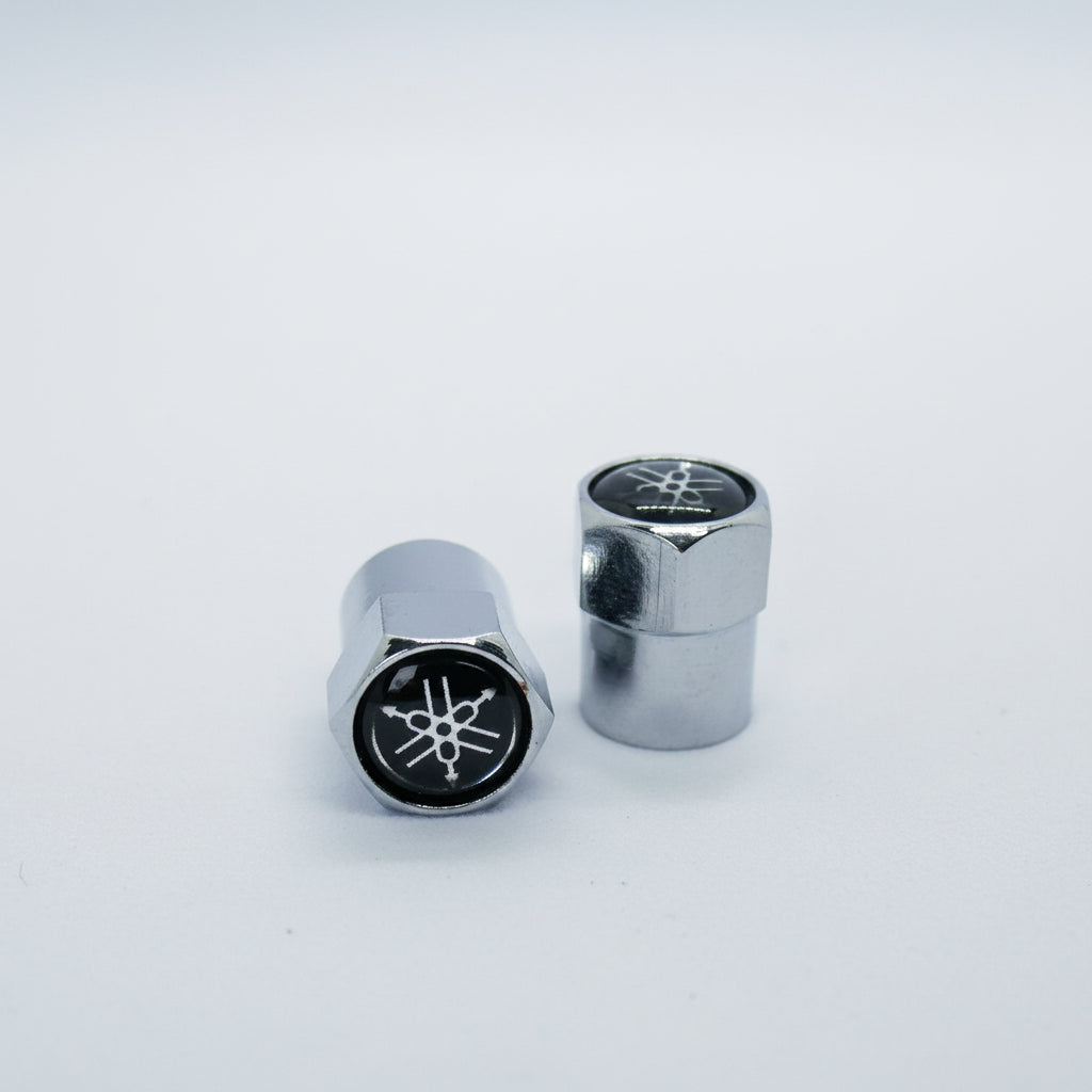 Yamaha Style Tyre Valve Cap - Nut Style (Set of 2)
