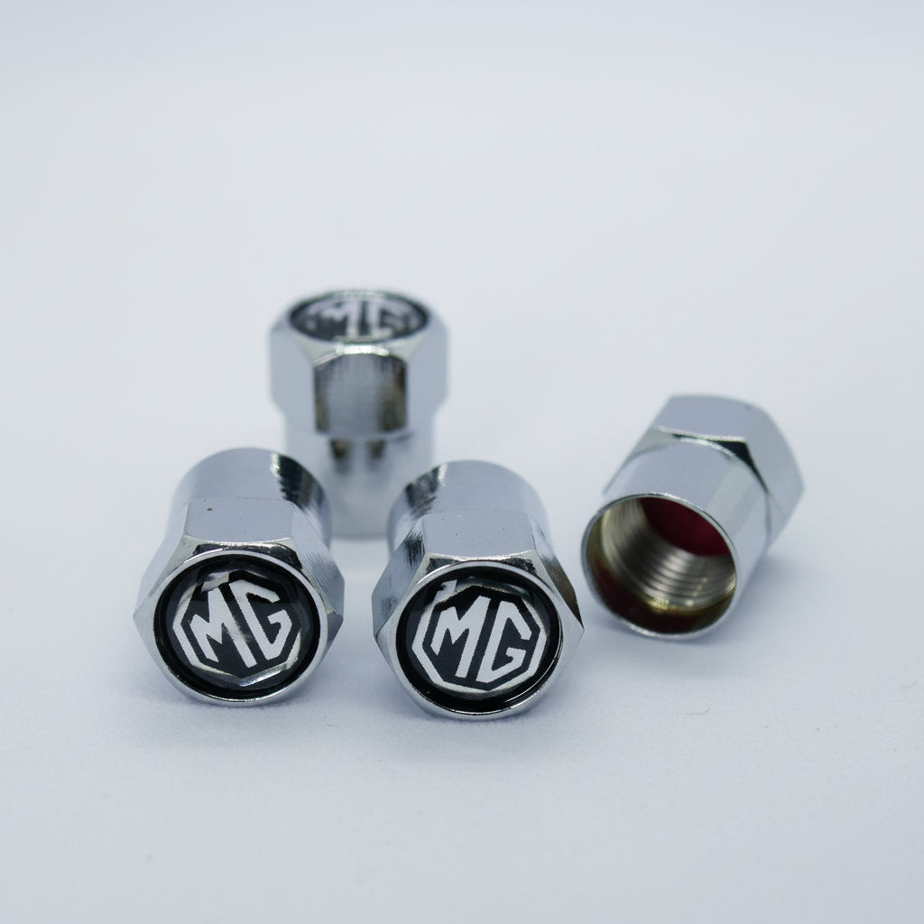 MG Style Tyre Valve Cap - Nut Style (Set of 4)
