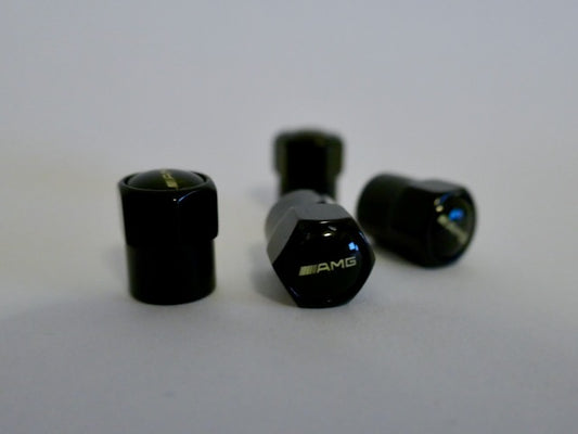 AMG Style Tyre Valve Cap - Nut Style (Set of 4)