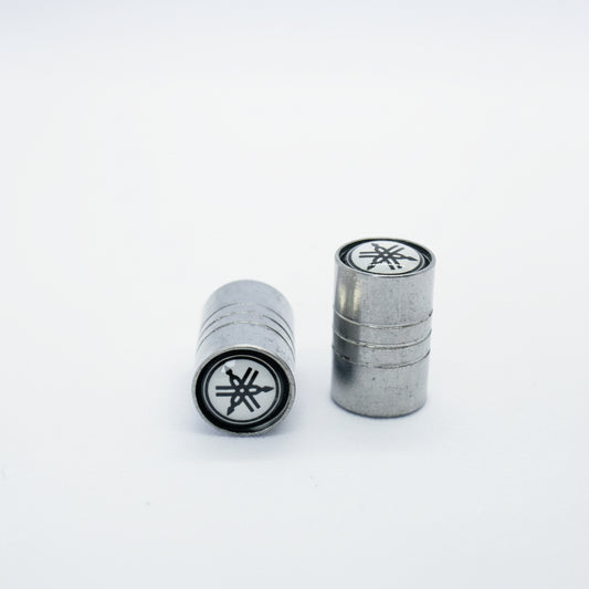 Yamaha Style Tyre Valve Cap - Barrel Style (Set of 2)