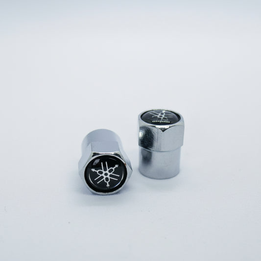 Yamaha Style Tyre Valve Cap - Nut Style (Set of 2)