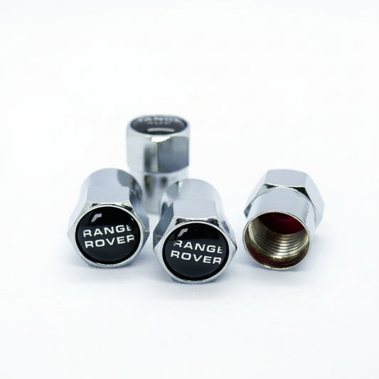 Range Rover Style Tyre Valve Cap - Nut Style (Set of 4)
