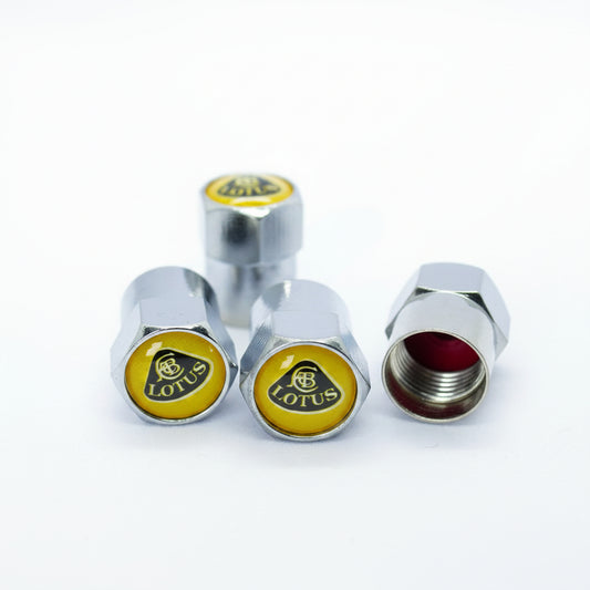 Lotus Style Tyre Valve Cap - Nut Style (Set of 4)