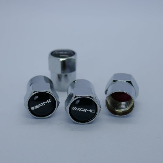 AMG Style Tyre Valve Cap - Nut Style (Set of 4)