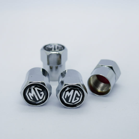 MG Style Tyre Valve Cap - Nut Style (Set of 4)