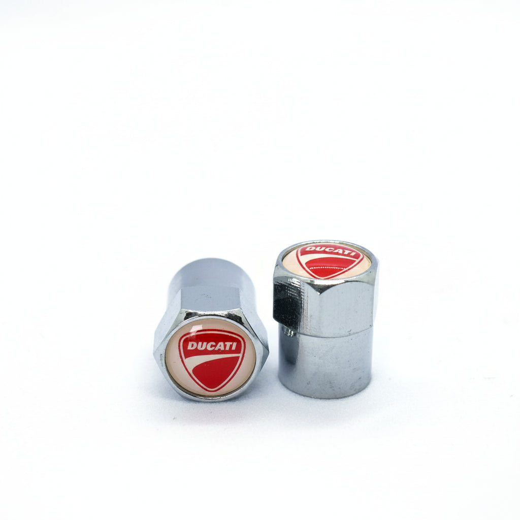 Ducati Style Tyre Valve Cap - Nut Style (Set of 2)