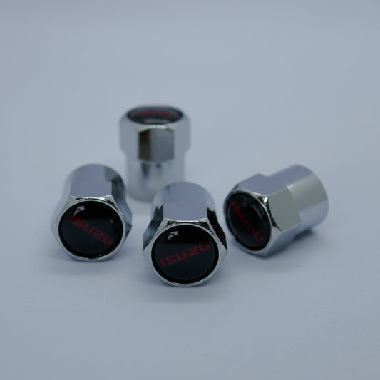 Isuzu Style Tyre Valve Cap - Nut Style (Set of 4)