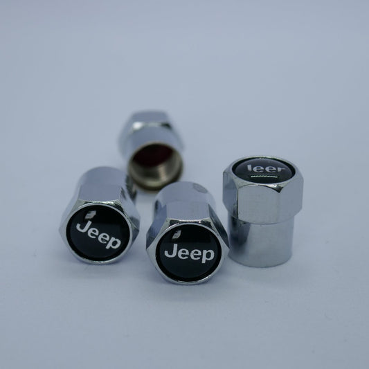 Jeep Style Tyre Valve Cap - Nut Style (Set of 4)